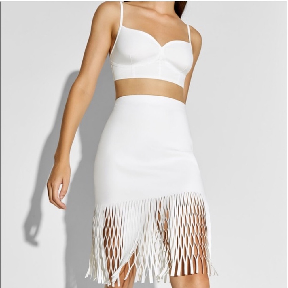 Dion Lee x Carbon38 Perf mini Skirt